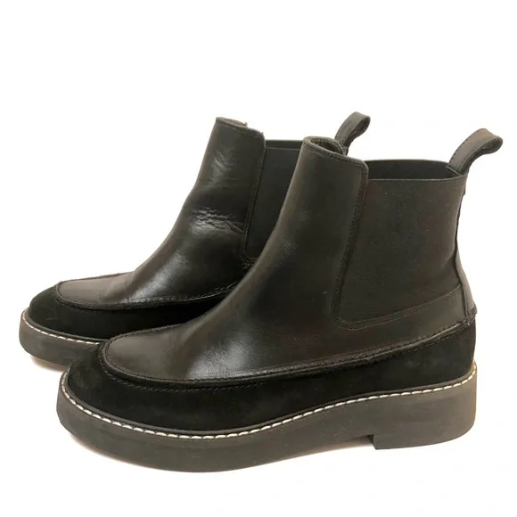 FINAL SALE & Other Stories Black Ankle Boots - Picture 2 of 14